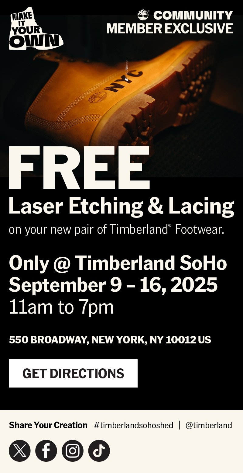 Free Laser Etching & Lacing Event