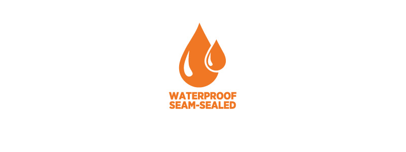 WATERPROOF SEAM-SEALED