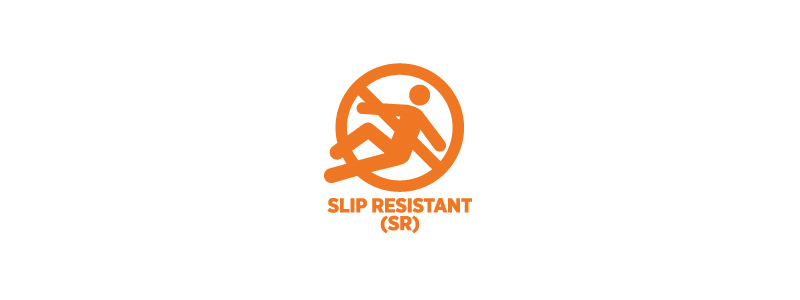 SLIP-RESISTANT OUTSOLE (SR)