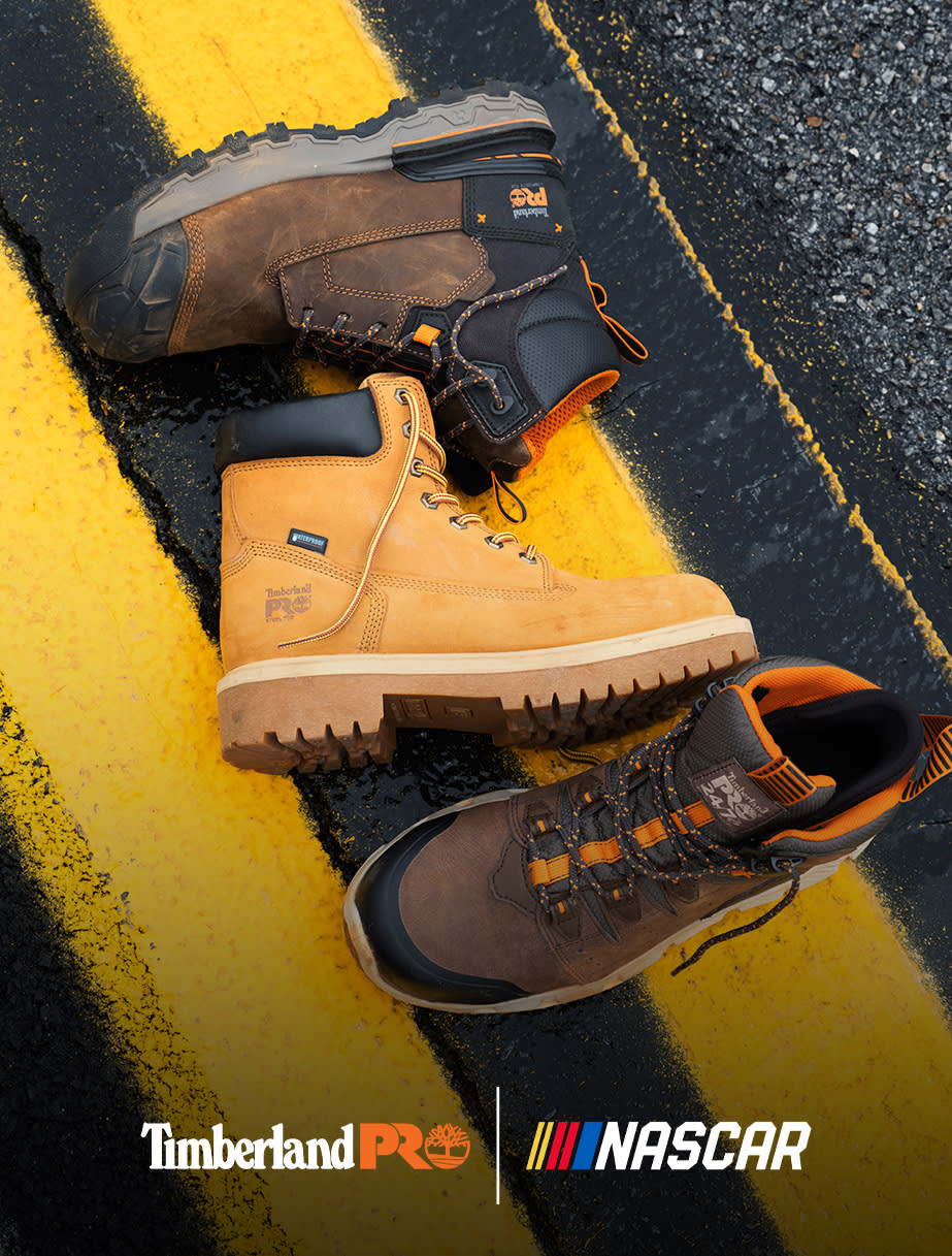 Work Boots Timberland PRO and NASCAR