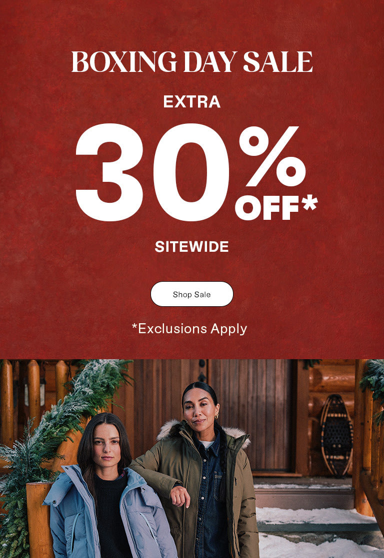 BOXING DAY SALE EXTRA 30% OFF SITEWIDE