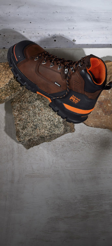 Work boots with Anti-Fatigue Technology for all-day comfort.