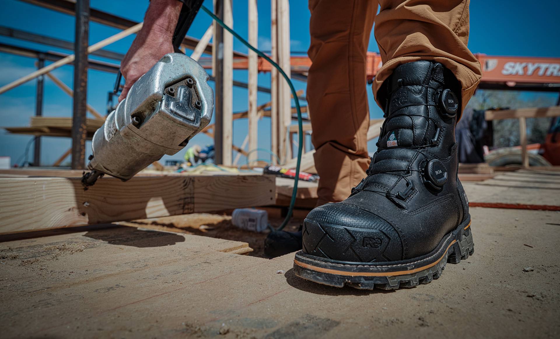 Timberland Pro ブラック ハイカットブーツ Amazon.co.jp: Timberland PRO 6インチ ダイレクトアタッチ