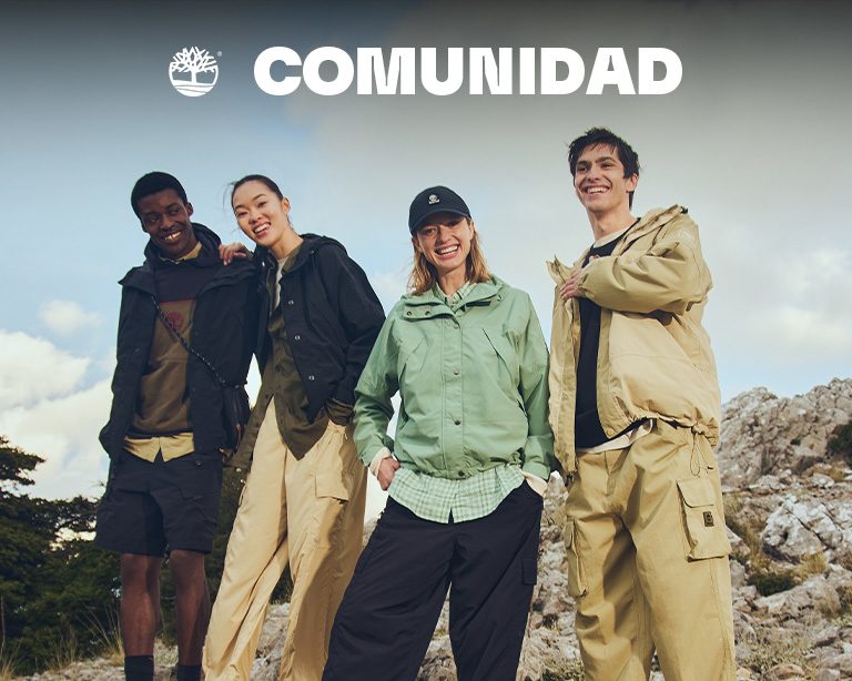 Timberland® Community - a man and women wearing Timberland® clothing and accessories sitting on a car hood.
