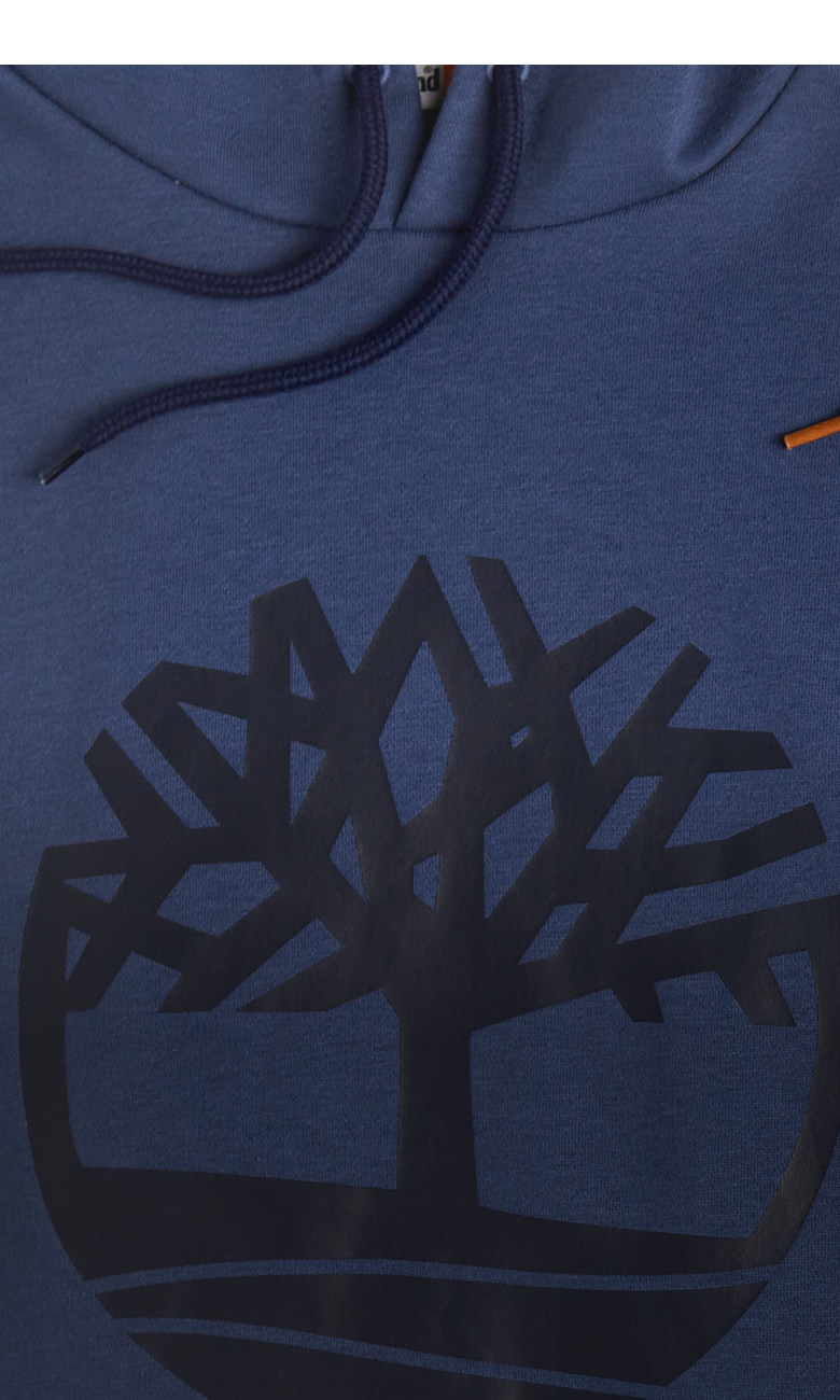 timberland logo on blue, orange, and black hoodies