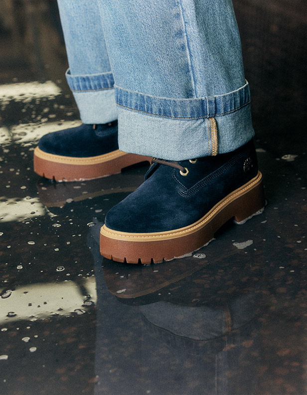 Blue suede timberland boots best sale