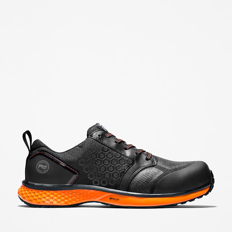 Мужские кроссовки Timberland Reaxion Composite Toe Work, цвет: Blackorange
