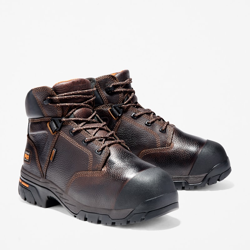 Мужские ботинки Timberland PRO Helix Met Guard Composite Toe Work Boot, цвет: Коричневый — фото 4