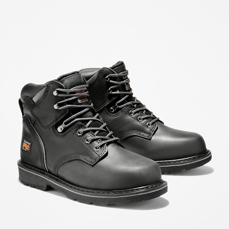 Мужские ботинки Timberland Pit Boss 6" Steel Toe Work, цвет: Чёрный — фото 3