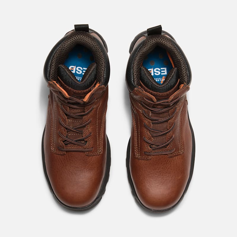 Мужские ботинки Timberland TiTAN EV 6" Composite Toe Work, цвет: Коричневый — фото 2
