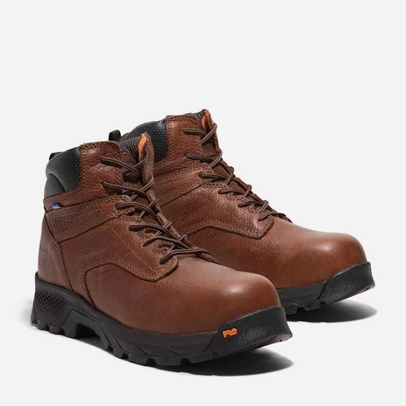 Мужские ботинки Timberland TiTAN EV 6" Composite Toe Work, цвет: Коричневый — фото 4