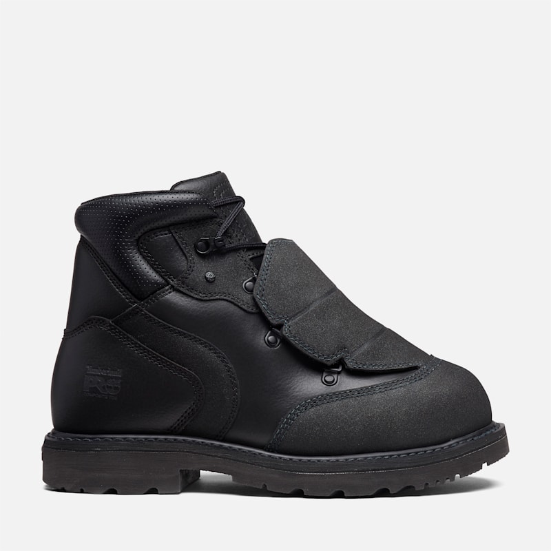 Мужские ботинки Timberland PRO 6" Ambridge Composite Toe Work, цвет: Чёрный кожаный