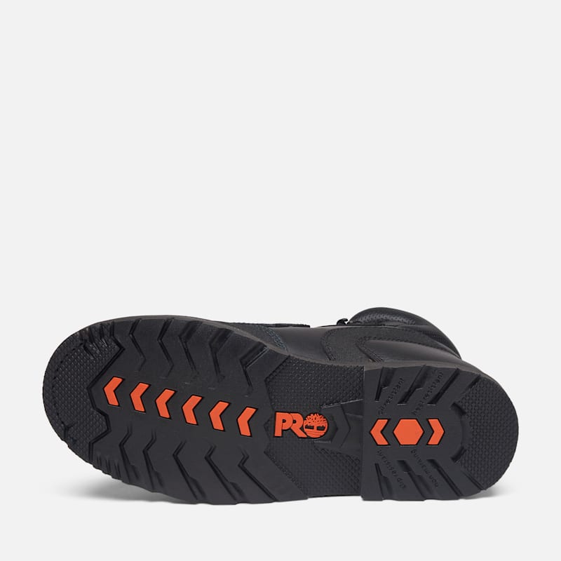 Мужские ботинки Timberland PRO 6" Ambridge Composite Toe Work, цвет: Чёрный кожаный — фото 3