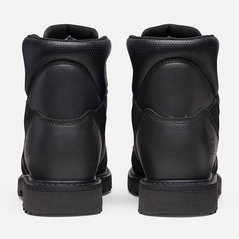 Мужские ботинки Timberland PRO 6" Ambridge Composite Toe Work, цвет: Чёрный кожаный — фото 5