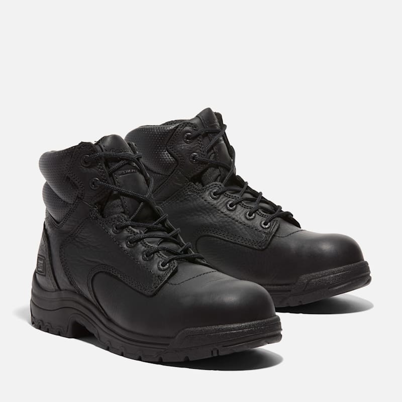 Мужские ботинки Timberland TiTAN 6" Composite Toe Work Boot, цвет: Чёрный — фото 4
