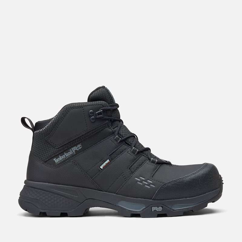 Мужские ботинки Timberland Switchback Comp-Toe Waterproof Work Boot, цвет: Чёрный