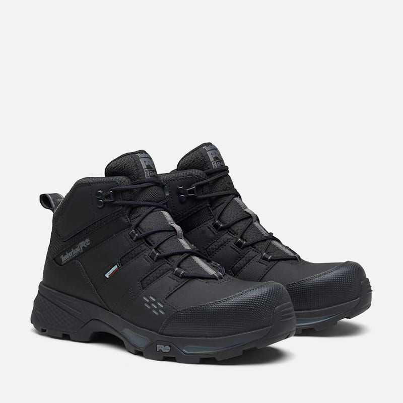 Мужские ботинки Timberland Switchback Comp-Toe Waterproof Work Boot, цвет: Чёрный — фото 4
