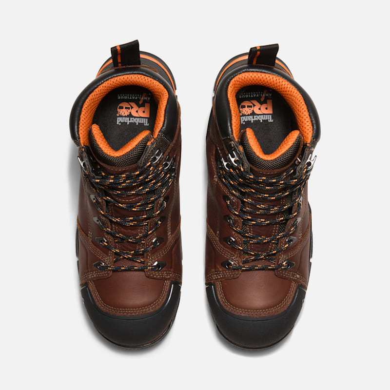 Мужские ботинки Timberland Endurance EV Composite Toe Work Boot, цвет: Teak Brownorange — фото 2