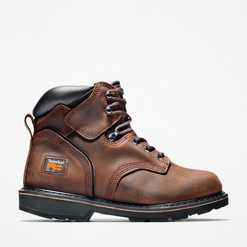Мужские ботинки Timberland Pit Boss 6" Work Boot, цвет: Коричневый