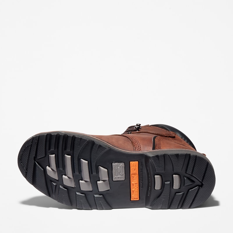 Мужские ботинки Timberland Pit Boss 6" Work Boot, цвет: Коричневый — фото 3