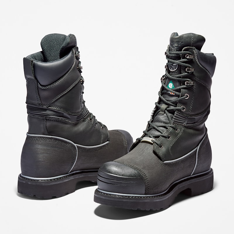 Мужские ботинки Timberland Gravel Pit Met Guard Steel Toe Waterproof Work Boot, цвет: Чёрный — фото 5