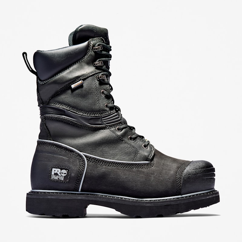 Мужские ботинки Timberland Gravel Pit Met Guard Steel Toe Waterproof Work Boot, цвет: Чёрный