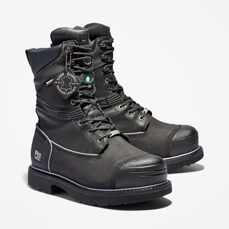 Мужские ботинки Timberland Gravel Pit Met Guard Steel Toe Waterproof Work Boot, цвет: Чёрный — фото 4