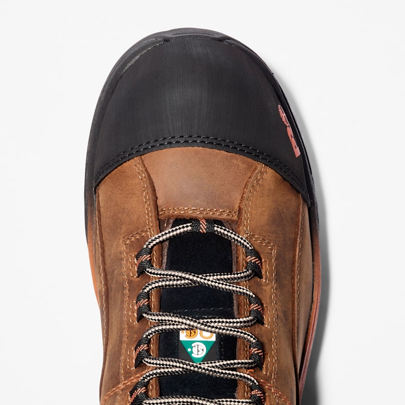 Мужские ботинки Timberland Bosshog 6" Composite Toe Waterproof Work, цвет: Коричневый — фото 2