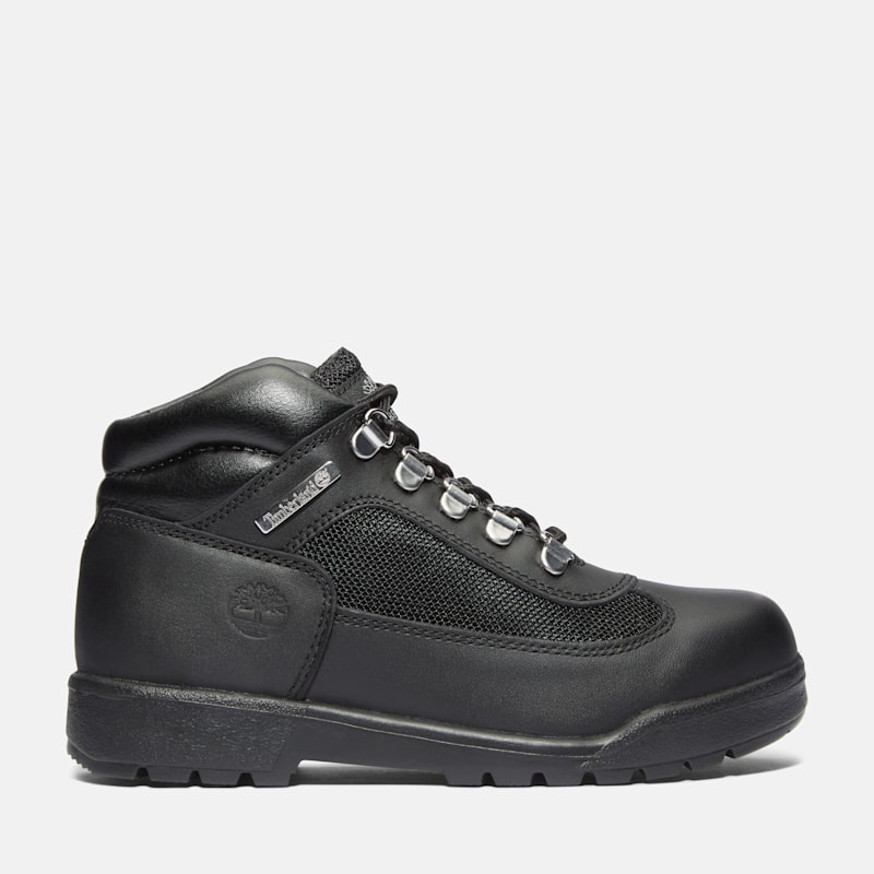 Детские ботинки Timberland Junior Field Boot, цвет: Чёрный