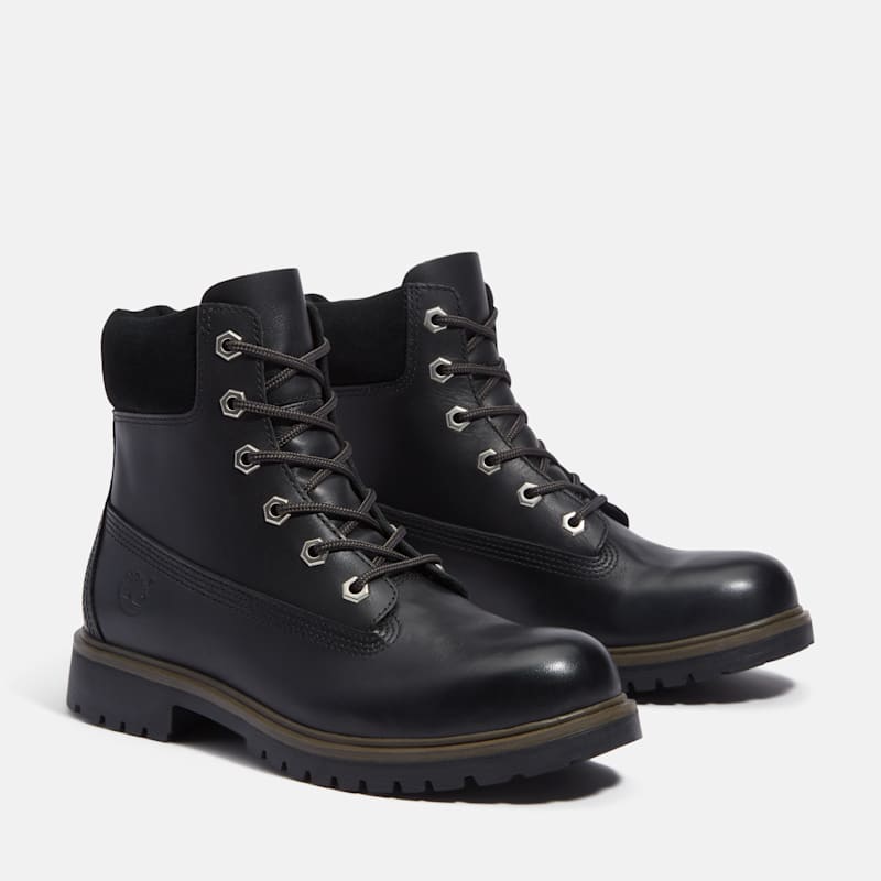 Женские ботинки Timberland 25 6-Inch Waterproof Boot, цвет: Чёрный — фото 4