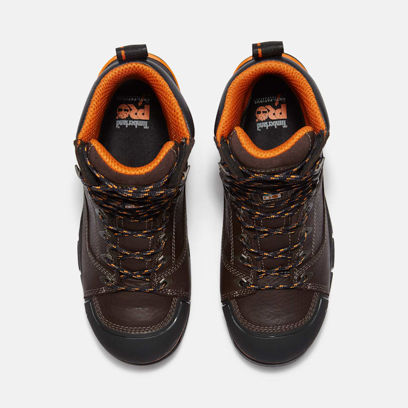 Мужские ботинки Timberland Endurance EV CSA 8" Composite Toe Work, цвет: Тёмный коричневый — фото 2
