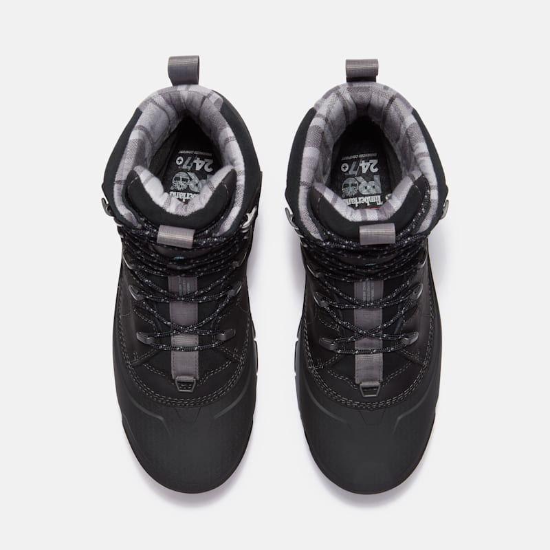 Мужские ботинки Timberland Siberian CSA 8" Composite Toe Waterproof Insulated Work, цвет: Чёрный — фото 2