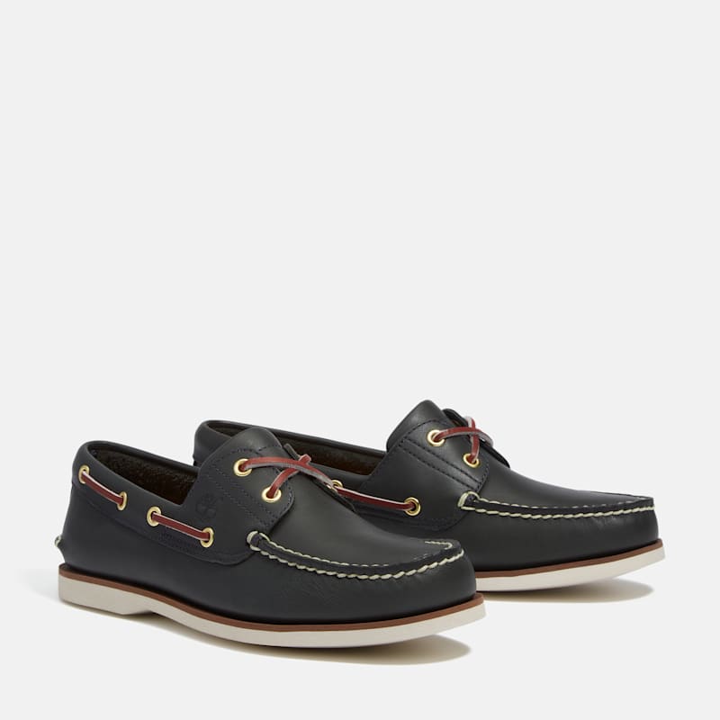 Мужские кроссовки Timberland Classic 2-Eye Boat, цвет: Синий — фото 4