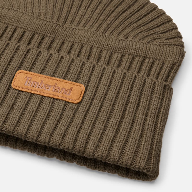 Шапка Timberland Gulf Beach Beanie, цвет: Лиственный зелёный — фото 2