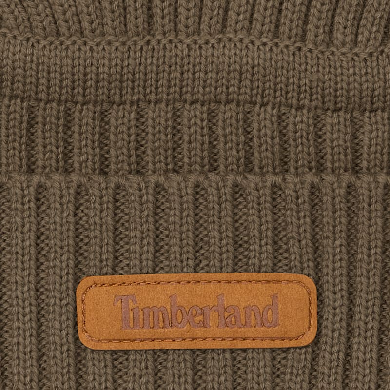 Шапка Timberland Gulf Beach Beanie, цвет: Лиственный зелёный — фото 3