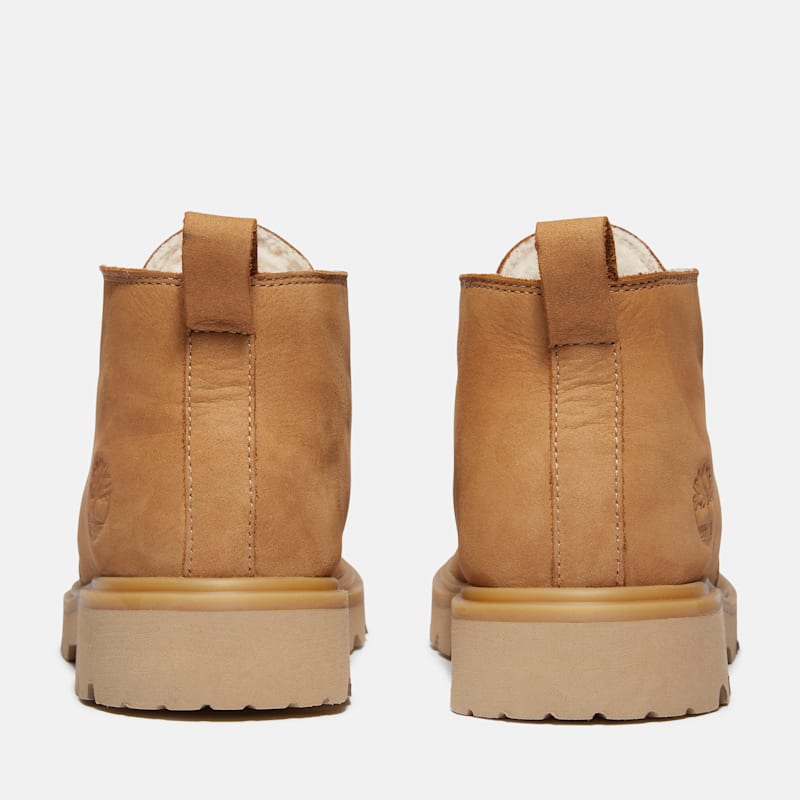Женские ботинки Timberland Rowan Way Warm-Lined Chukka Boot, цвет: Коричневый нубуковый — фото 5