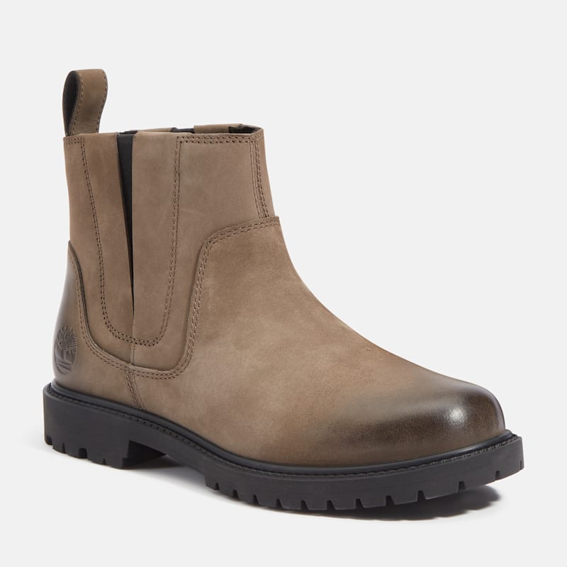 Женские ботинки Timberland Premium Chelsea, цвет: Коричневый нубуковый — фото 4