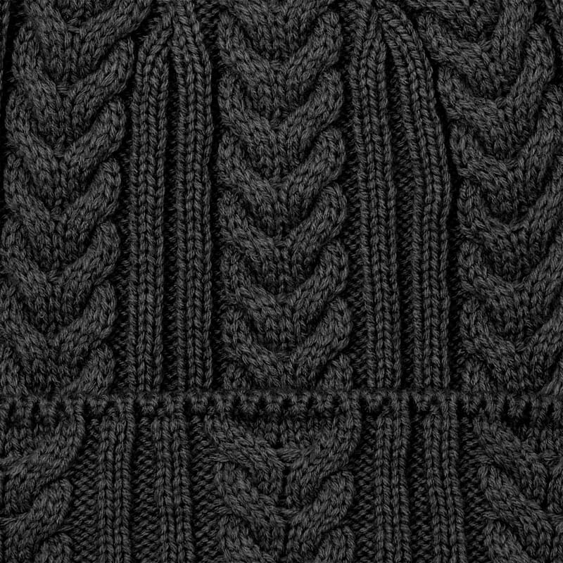 Женская шапка Timberland Cable Beanie, цвет: Чёрный — фото 3