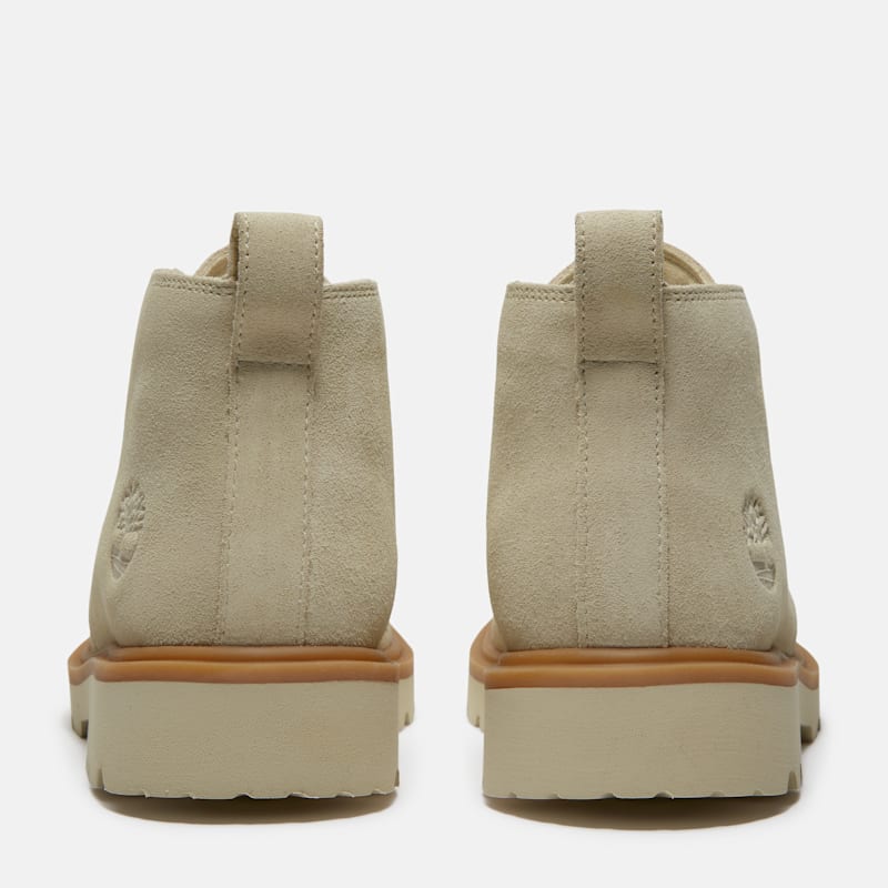 Женские ботинки Timberland Rowan Way Mid Chukka, цвет: Светлый бежевый замшевый — фото 5