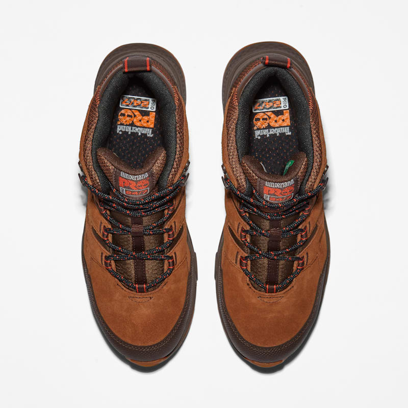 Мужские ботинки Timberland Switchback LT Steel Toe Work, цвет: Коричневый — фото 2