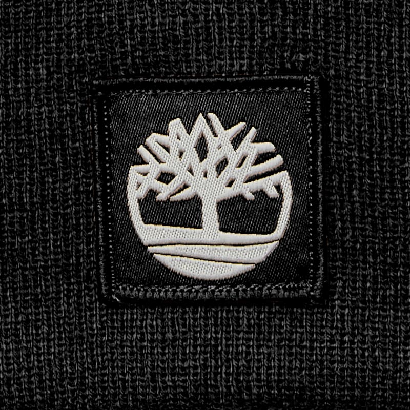 Шапка Timberland Patch Beanie, цвет: Чёрный — фото 3