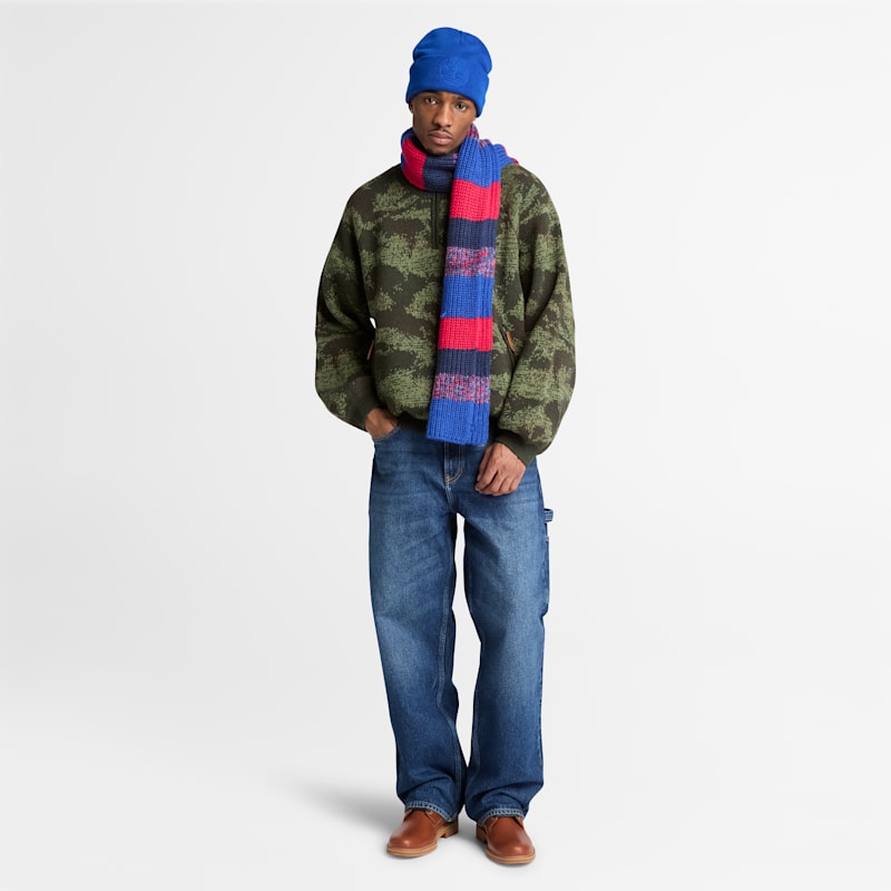 Мужские брюки Timberland Carpenter Denim Pant, цвет: Небесно-голубой варёный — фото 3