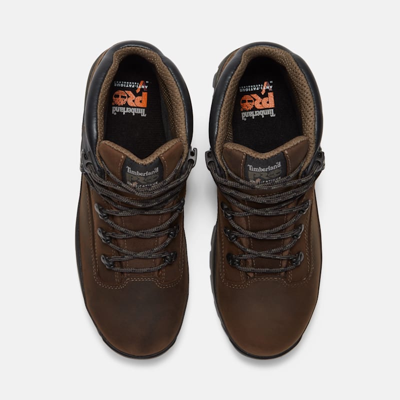 Мужские ботинки Timberland PRO Euro Hiker XT Alloy-Toe Waterproof Mid, цвет: Коричневый — фото 2