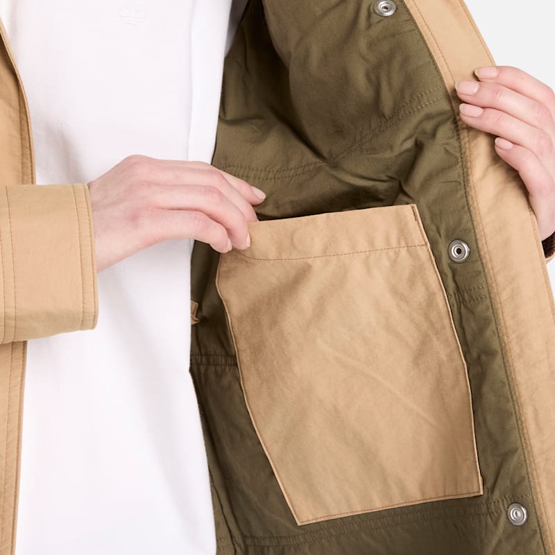 Женское пальто Timberland Wenham Water-Repellent Insulated Barn, цвет: Земляной коричневый — фото 5