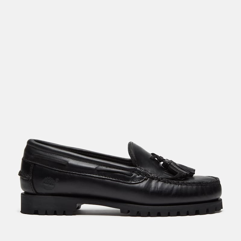 Женские туфли Timberland Authentic Kiltie Loafer, цвет: Чёрный
