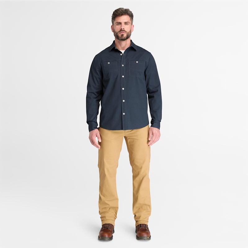 Мужские брюки Timberland PRO Canvas Work Pant, цвет: Тёмный пшеничный — фото 3