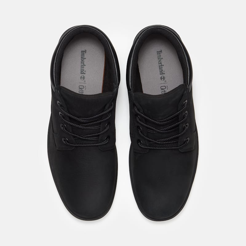 Мужские ботинки Timberland Auburn Falls Waterproof Chukka, цвет: Чёрный нубуковый — фото 2