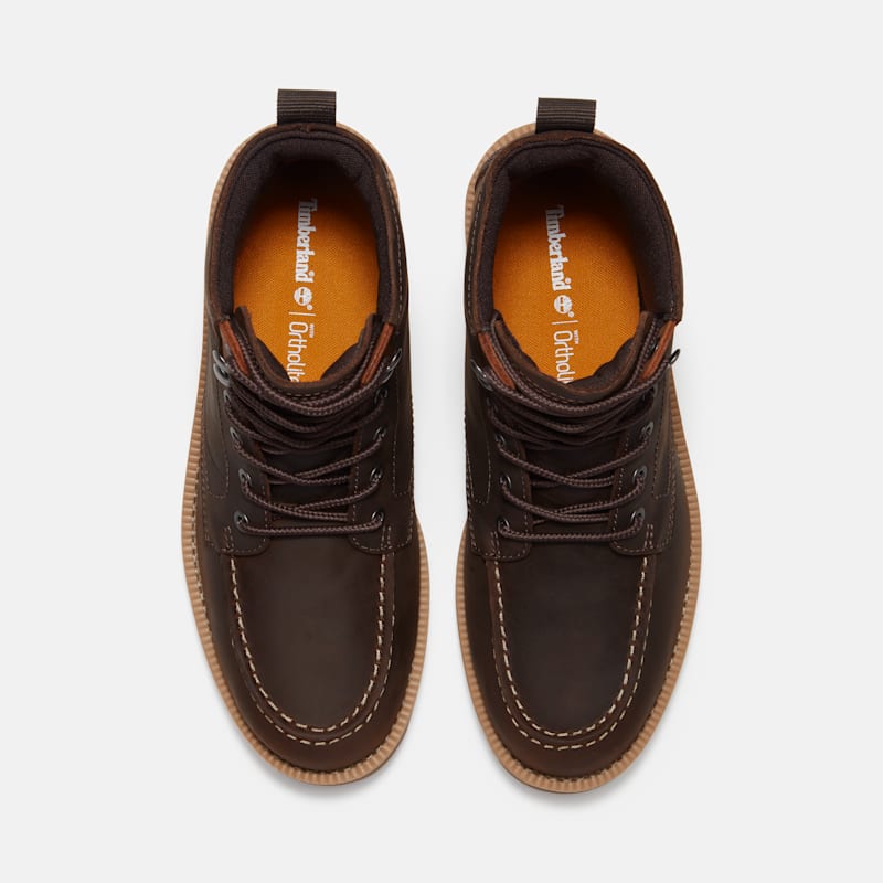 Мужские ботинки Timberland Britton Falls Mid Waterproof Boot, цвет: Тёмный коричневый — фото 2