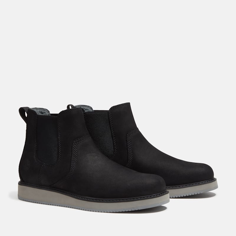 Мужские ботинки Timberland Redwood Edge Chelsea, цвет: Чёрный нубуковый — фото 4