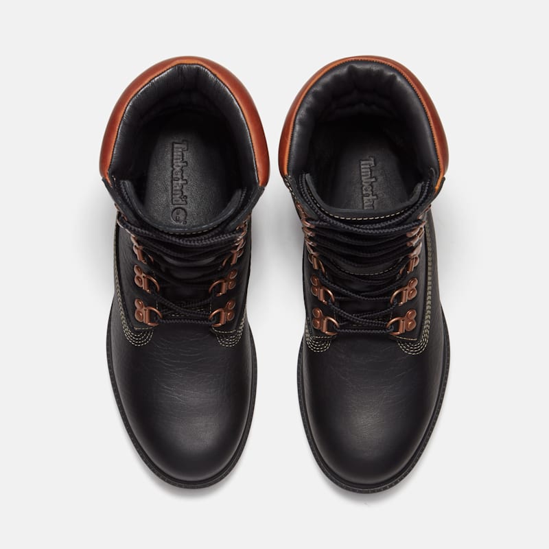 Мужские ботинки Timberland Heritage Waterproof Super Boot, цвет: Чёрный — фото 2